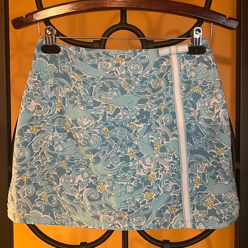 LILLY PULITZER Kiss The Cook Monkey Skort